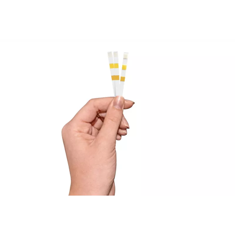 PH Pool Tester Bestway 58142 - 50 testovacích prúžkov na vodu pre voľný chlór, pH hodnotu, celkovú alkalitu