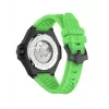 Philipp Plein pánske automatické hodinky PWPFA0624 46mm nehrdzavejúca oceľ, čierny silikón