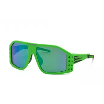 Philipp Plein pánske slnečné okuliare SSP002-6195GV pilot/aviator čierny acetát sivý gradient UV400