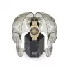 Philipp Plein pánske hodinky PWPMA0324 43mm čierny skeleton ciferník silikónový remienok
