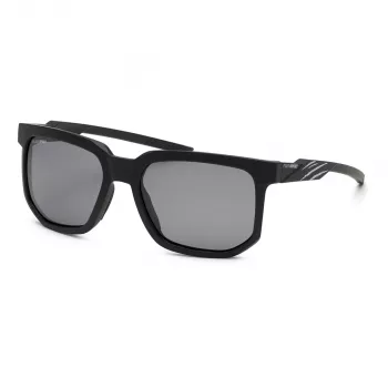 PHILIPP PLEIN SPORT pánske slnečné okuliare SSP011-56U28P polarizované - čierny acetátový rám, sivé sklá