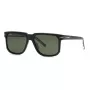 Philipp Plein Sport SSP037-59700P pánske polarizované slnečné okuliare, čierny rám, sivé sklá, 59/16/150 mm