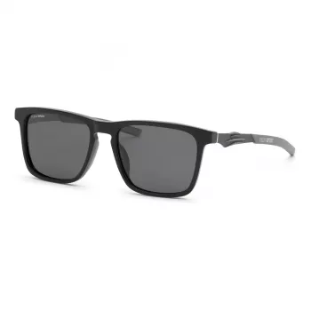 PHILIPP PLEIN SPORT SSP038-57700P pánske polarizované slnečné okuliare, čierny rám, sivé šošovky, 57/18/145 mm
