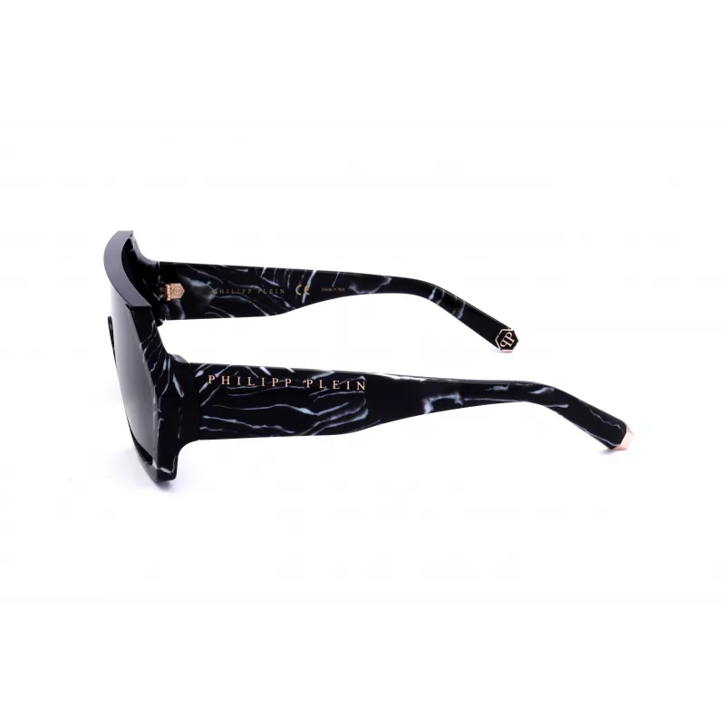 Philipp Plein SPP047-0Z21 pánske slnečné okuliare čierny rám sivé sklá 99mm