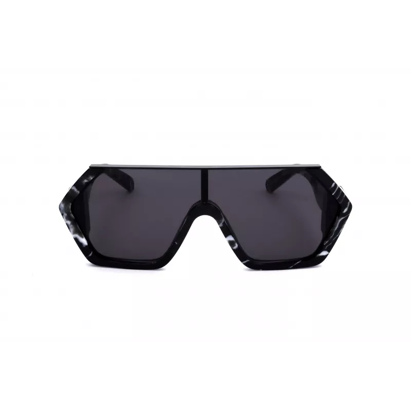 Philipp Plein SPP047-0Z21 pánske slnečné okuliare čierny rám sivé sklá 99mm