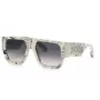 PHILIPP PLEIN SPP094M5409YL pánske slnečné okuliare - acetátový rám, sivé sklá, 54/18/145 mm