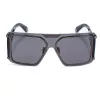 Philipp Plein SPP096M990I86 pánske slnečné okuliare Pilot Aviator kov čierna sivý gradient UV400 99 mm
