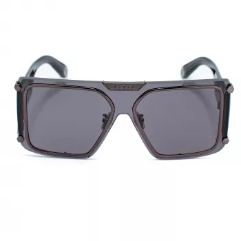 Philipp Plein SPP096M990I86 pánske slnečné okuliare Pilot Aviator kov čierna sivý gradient UV400 99 mm