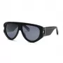 Philipp Plein SPP127M60700G pánske slnečné okuliare - čierny acetátový rám, tmavosivé sklá, 60/13/145 mm