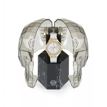 Philipp Plein The $keleton automatické pánske hodinky PWPSA0624 42mm čierny silikón