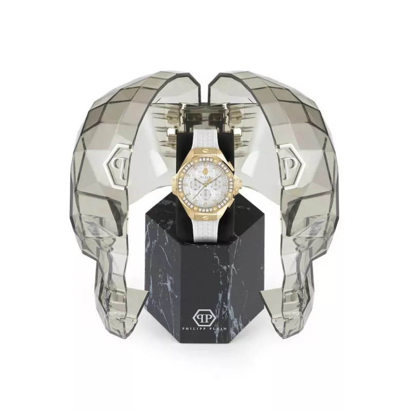 Philipp Plein The $keleton automatické pánske hodinky PWPSA0624 42mm čierny silikón