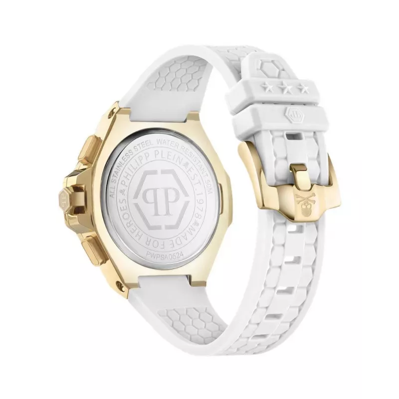 Philipp Plein The $keleton automatické pánske hodinky PWPSA0624 42mm čierny silikón