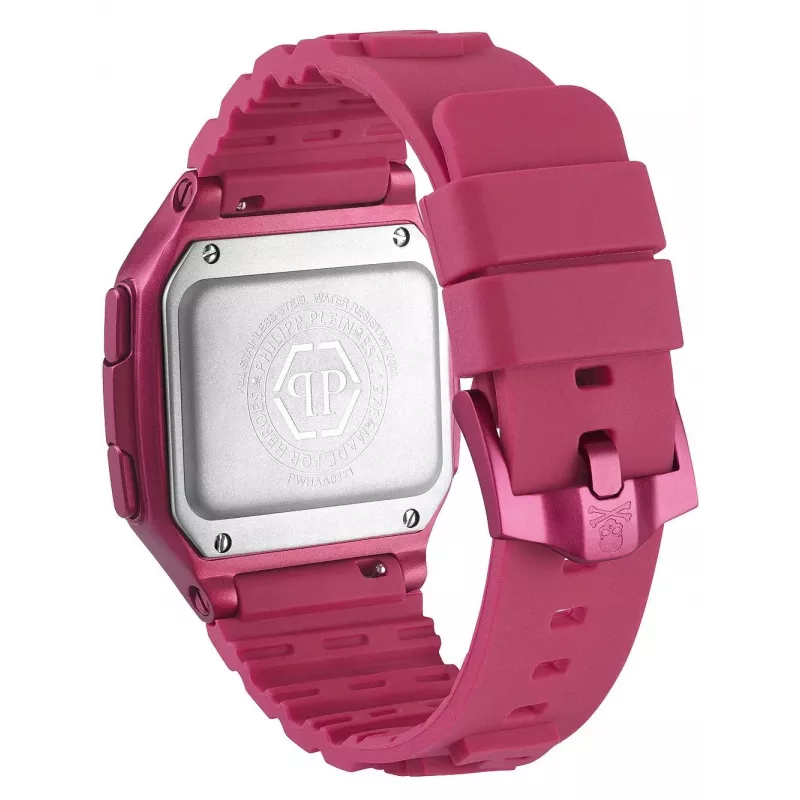 Philipp Plein The $keleton automatické unisex hodinky PWHAA0121 47 mm čierny silikón