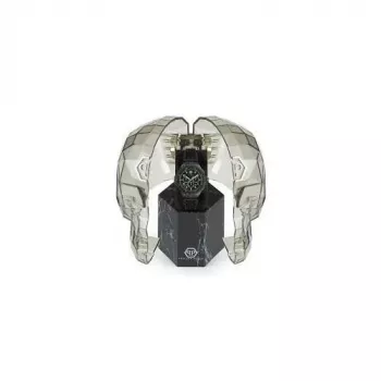 Philipp Plein The $keleton pánske automatické hodinky PWPRA0624 46 mm nerezová oceľ čierny silikón