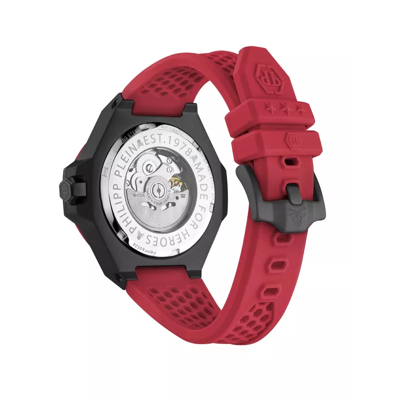 Philipp Plein The $kull King pánske quartz hodinky PWPFA0524 44 mm čierny silikón