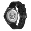 Philipp Plein The Skeleton automatické pánske hodinky PWRAA0923 42 mm čierny silikón