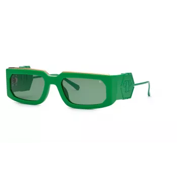 PHILIPP PLEIN unisex slnečné okuliare SPP119M580859 - čierny rám, sivé sklá, 58 mm