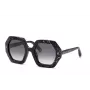 PHILIPP PLEIN dámske slnečné okuliare SPP039M530869 - čierny rám, sivé sklá, 53 mm
