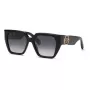 Philipp Plein Dámske slnečné okuliare SPP160-570700 Čierny acetátový rám Sivé sklá 57mm