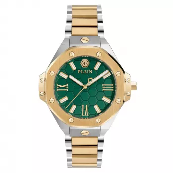 Philipp Plein dámske hodinky PWBDA0724 39mm quartz nerezová oceľ silikón čierna