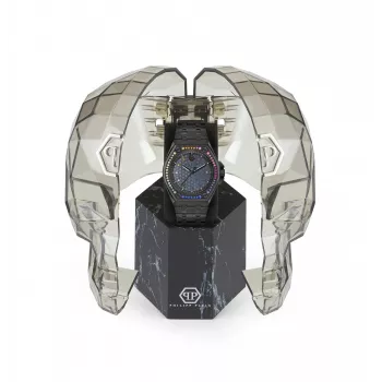 Philipp Plein dámske hodinky PWJAA1423 The Skull 38 mm ružové zlato