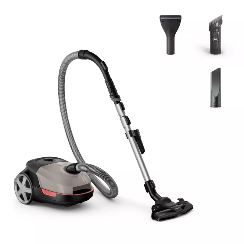 Philips 5000 Series XD5122/10 tyčový vysávač, 900W, 4L vrecko na prach, hlboká čierna