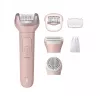 Philips Epilátor Series 9000 BRE718/00 bezdrôtový epilátor na mokré a suché použitie s 32 pinzetami, keramickými kotúčikmi, Opti-Light, 2 rýchlosťami, Li-Ion batériou, 40 min prevádzky, vrátane nástavca Optimal-Kontakt, nástavca na citlivé oblasti, peelingovej rukavice
