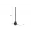 Philips Hue Gradient Play Stolová lampa, čierna