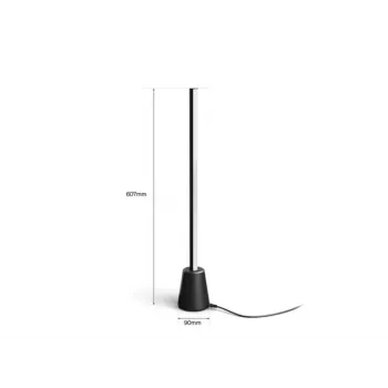 Philips Hue Gradient Play Stolová lampa, čierna