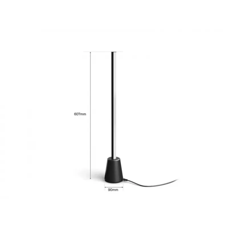 Philips Hue Gradient Play Stolová lampa, čierna