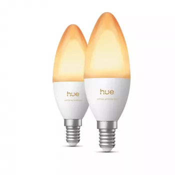 Philips Hue White Ambiance Sviečková žiarovka E14 B39 EU balenie 2 ks
