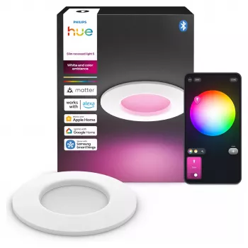 Philips Hue White & Color Ambiance Slim Recessed Light S EMEA biela