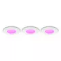 Philips Hue White & Color Ambiance Slim Recessed Light S x3 - biela