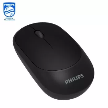 Philips M314 štýlová a kompaktná bezdrôtová myš 3 tlačidlá 800/1000/1200/1600dpi čierna