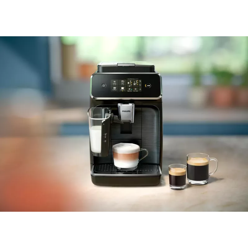 Philips Series 2300 LatteGo plne automatický kávovar EP2339/40 čierny/strieborný
