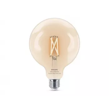 Philips Smart Wi-Fi LED žiarovka G125 E27 7W (60W ekvivalent) Tunable White číra