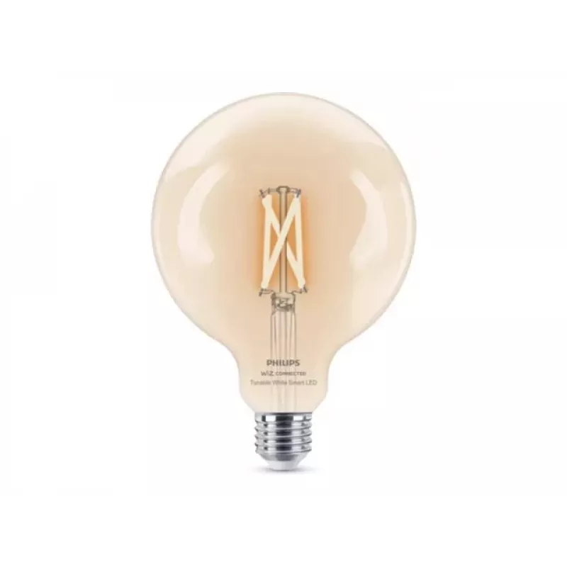 Philips Smart Wi-Fi LED žiarovka G125 E27 7W (60W ekvivalent) Tunable White číra