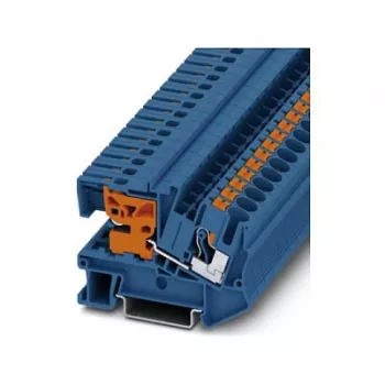 Phoenix 3213967 N-oddelovacia svorka PTN 6, Push-in, 6 mm², 500 V, 41 A, sivá