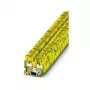 Phoenix Contact MPT 1,5/S-PE mini ochranná svorka, Push-in, 1,5 mm², zeleno-žltá, 3248110
