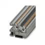 Phoenix Contact PTI 2.5 Push-In inštalačná svorka, 2-poschodová, 2,5 mm², 500 V, 24 A, DIN lišta, sivá