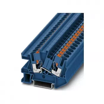 Phoenix Contact PTI 6 BU Push-In inštalačná svorka, modrá, 6 mm², 500 V, 41 A, lišta DIN