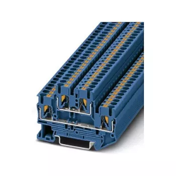 Phoenix 3210570 PTTB 2,5 BU dvojposchodová radová svorka s Push-in technológiou