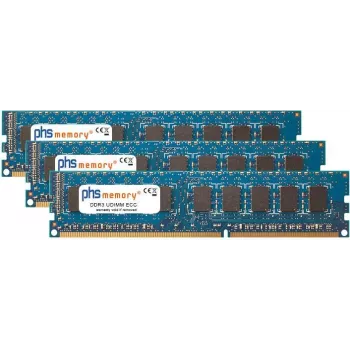 PHS-memory 24GB (3x8GB) DDR3 ECC UDIMM 1333MHz PC3-10600E kit serverovej pamäte pre Asus Z8NR-D12 SP580195