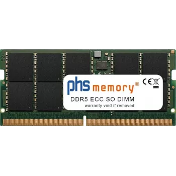 PHS-memory 48GB DDR5 ECC SO-DIMM 4800MHz PC5-38400E pamäť pre Asustor Flashstor 12 Pro Gen2 (FS6812X) SP579946
