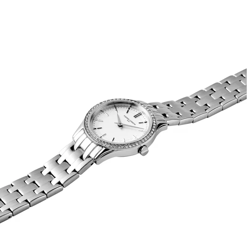 Pierre Cardin CF.0601.SJ dámske quartzové hodinky – 30 mm nehrdzavejúca oceľ, strieborný ciferník