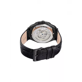 Pierre Cardin pánske analógové quartz hodinky CF.1002.LB.1 42 mm čierny ciferník kožený remienok