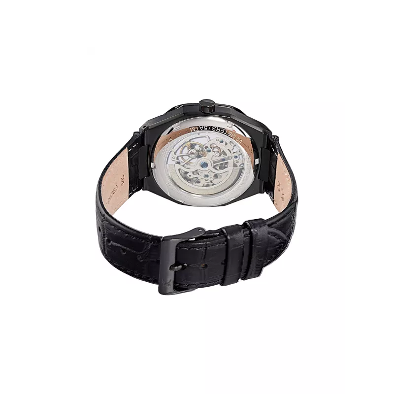 Pierre Cardin pánske analógové quartz hodinky CF.1002.LB.1 42 mm čierny ciferník kožený remienok