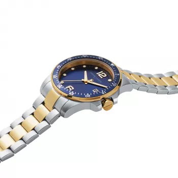 Pierre Cardin pánske quartz hodinky CNI.0031 40mm puzdro z nerezovej ocele čierny ciferník kožený remienok