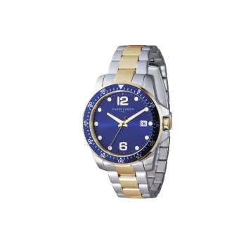Pierre Cardin pánske quartz hodinky CNI.0031 40mm puzdro z nerezovej ocele čierny ciferník kožený remienok