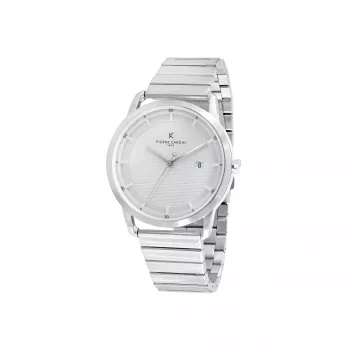 Pierre Cardin pánske hodinky CLC.6001 43 mm nerez oceľ quartz analógové čierny ciferník kožený remienok